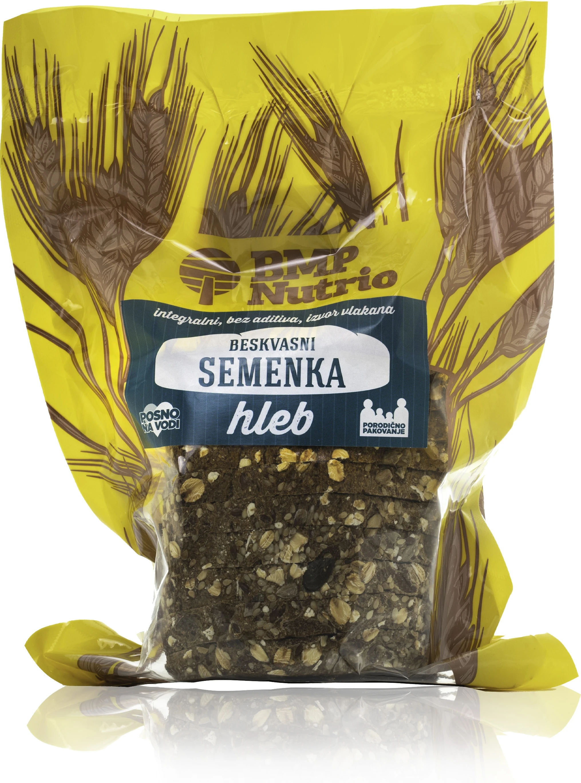 Beskvasni hleb sa semenkama 400 g BMP Nutrio PR